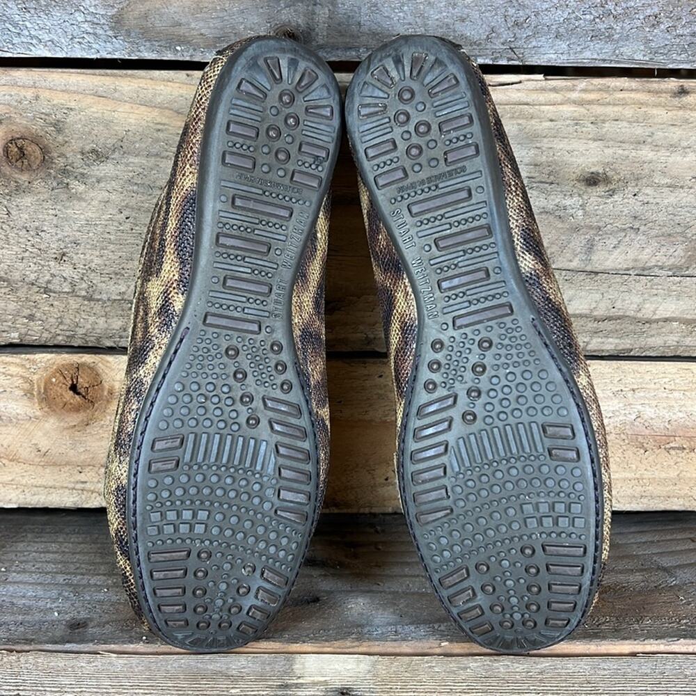 Stuart Weitzman Women's Python Loafers - Tan/Brow… - image 7